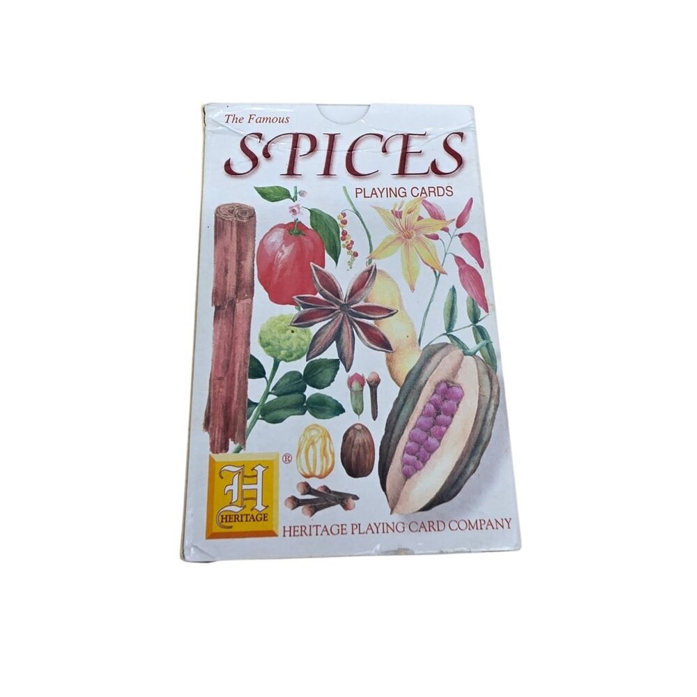 Spices set of 52 different playing cards Heritage Playing Cards